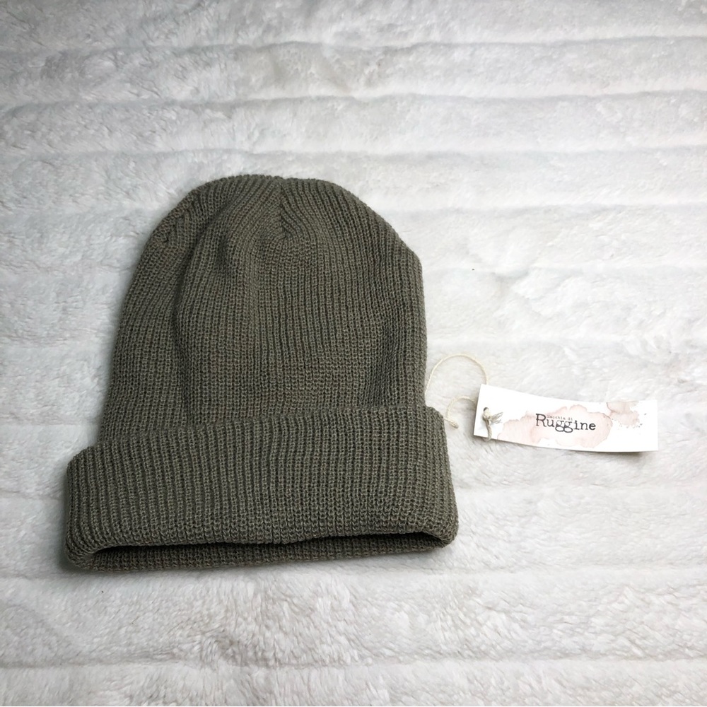 Macchia di Ruggine Women Ivory Beanie One Size